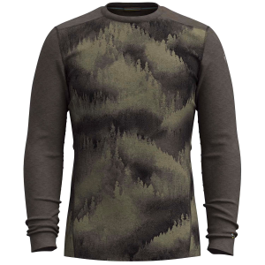 Smartwool Men's Classic Thermal Merino Crew Base Layer Top in Black