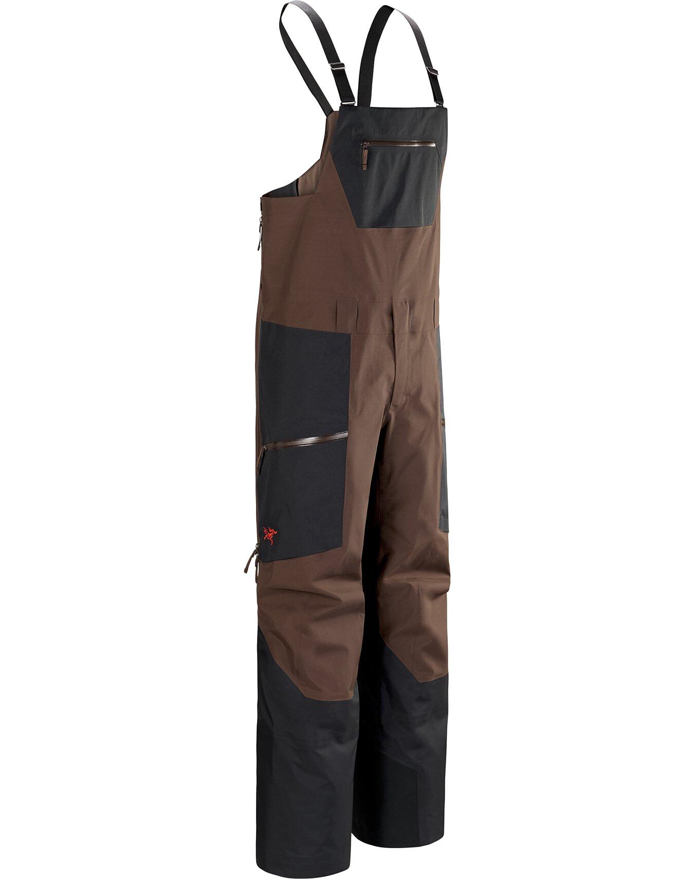 Arc'teryx Men's Sabre Bib Pants  in Carob/Black/Dynasty