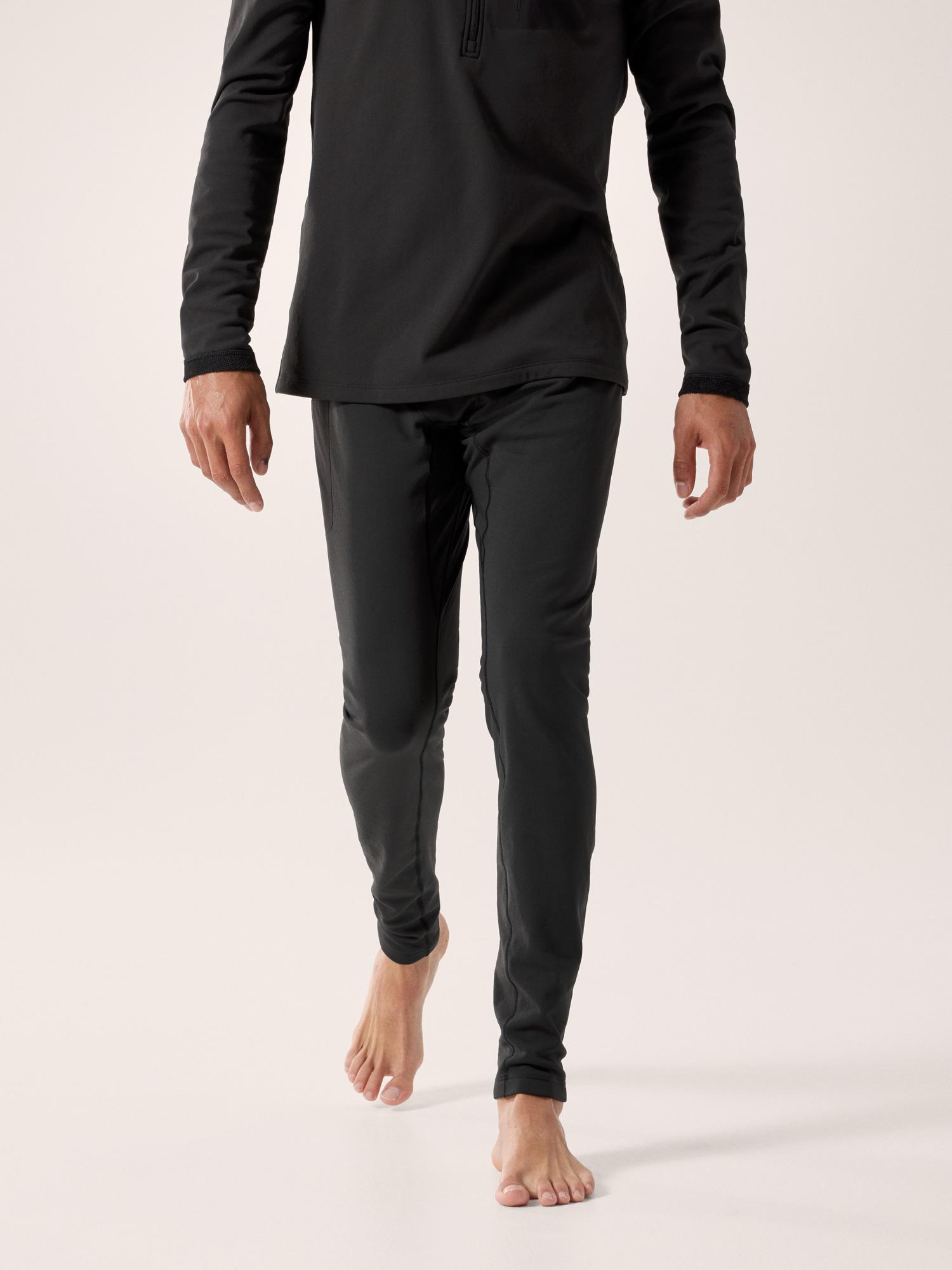 Arc'teryx Men's Rho SV Base Layer Bottoms in Black