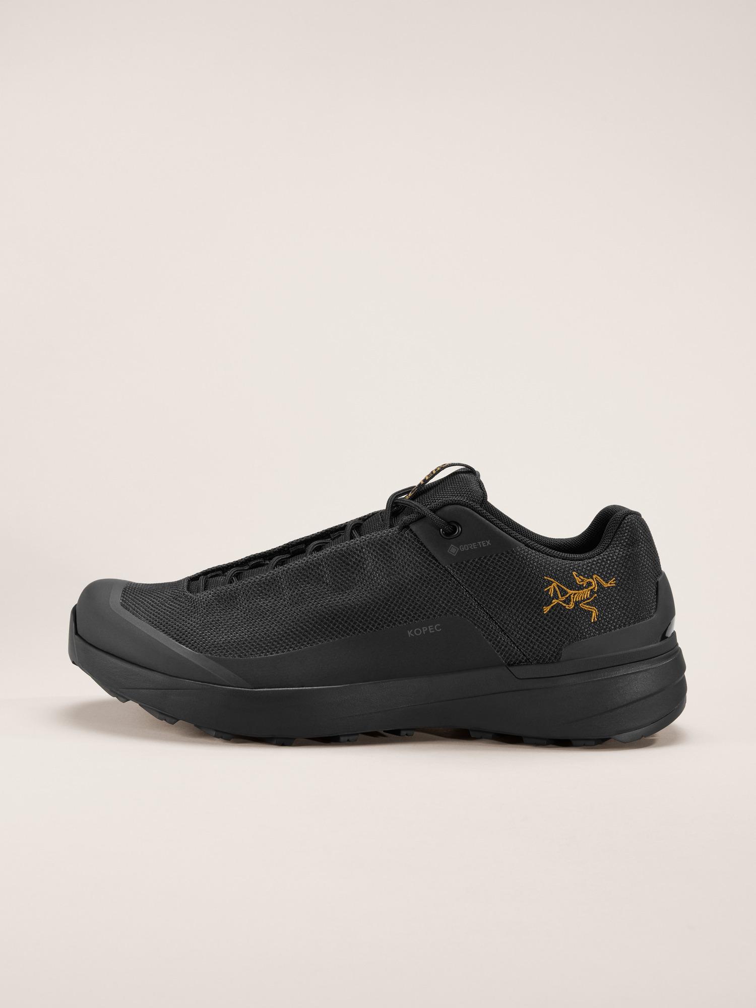 Arc'teryx Men's Kopec GTX Hiking Shoes in Black/Yukon