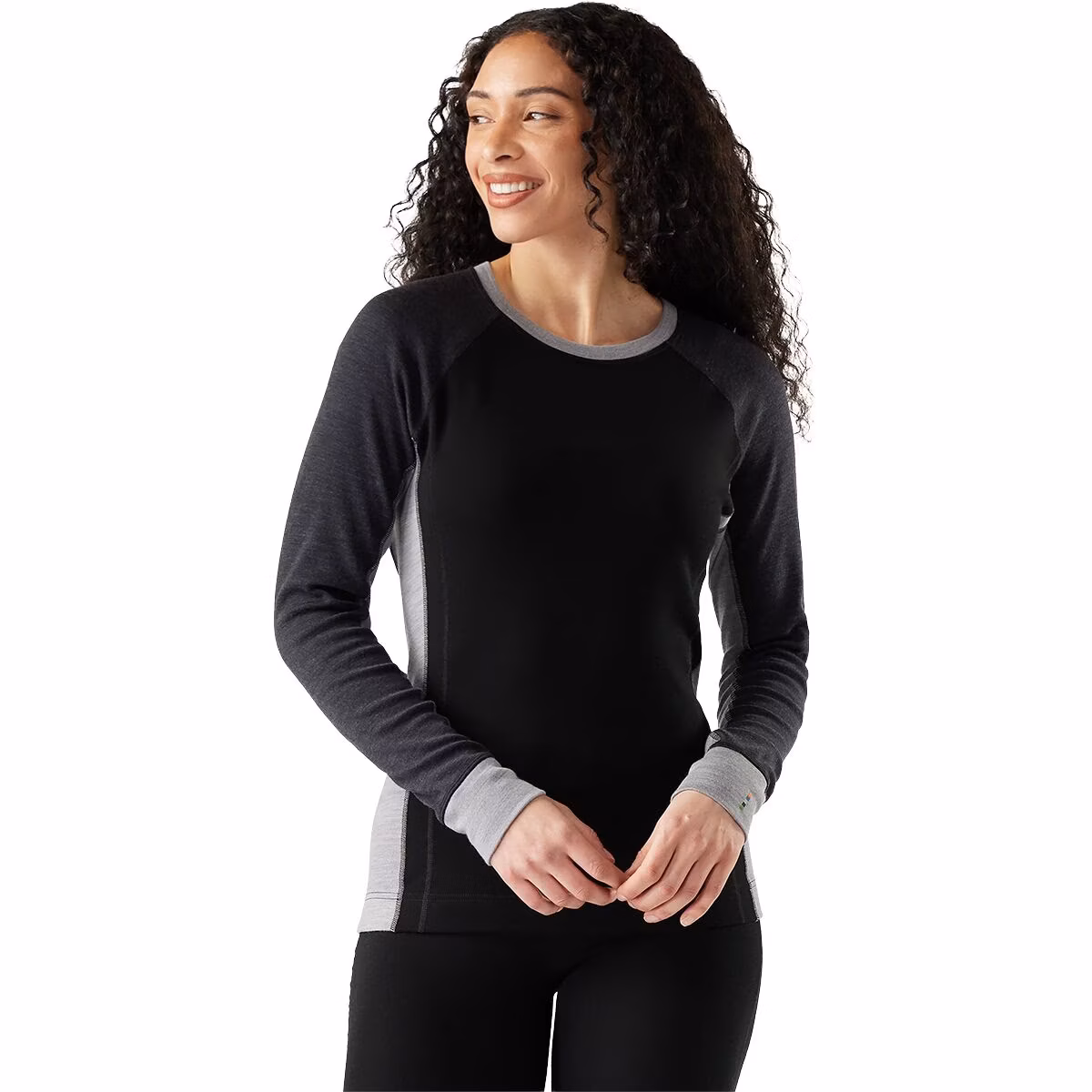 Smartwool Smartwool Women's Classic Thermal Merino Colorblock Crew Base Layer Top