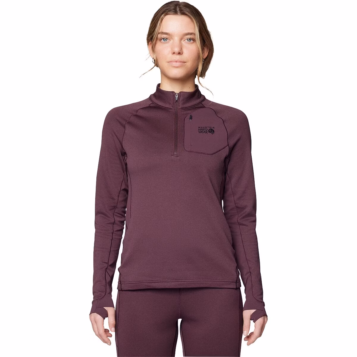 Mountain Hardwear Mountain Hardwear Women's Up First Tech Fleece Quarter-Zip Jacket