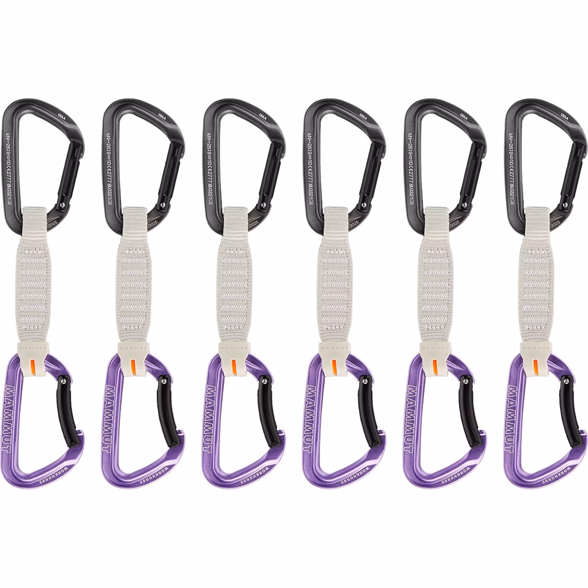 Mammut Mammut Workhorse Keylock Quickdraws - 6-Pack