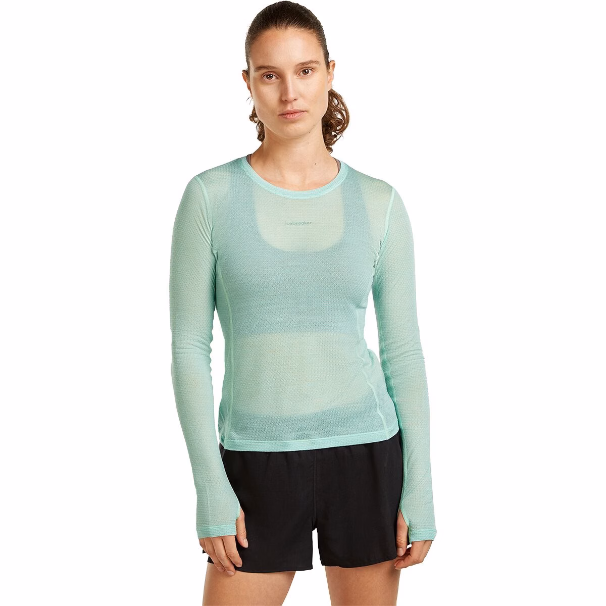 Icebreaker Icebreaker Women's Merino Blend 75 Cool-Lite Featherlight Crewe