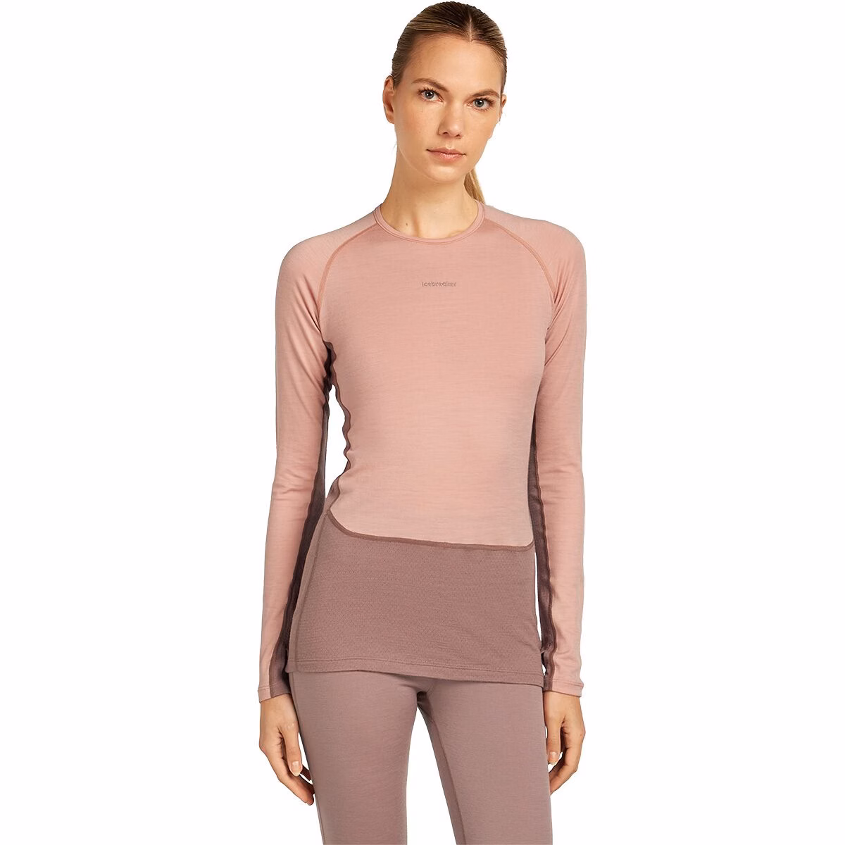 Icebreaker Icebreaker Women's Merino 200 ZoneKnit Long-Sleeve Crew Baselayer Top