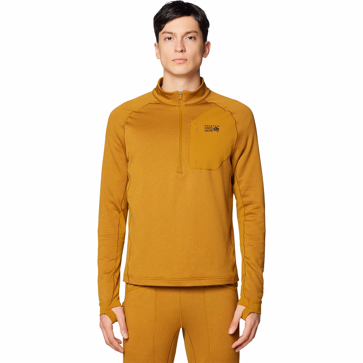 Mountain Hardwear Mountain Hardwear Men's Up First Tech Quarter-Zip Fleece Jacket