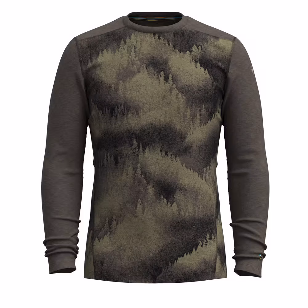 Smartwool Smartwool Men's Classic Thermal Merino Colorblock Crew Base Layer Top